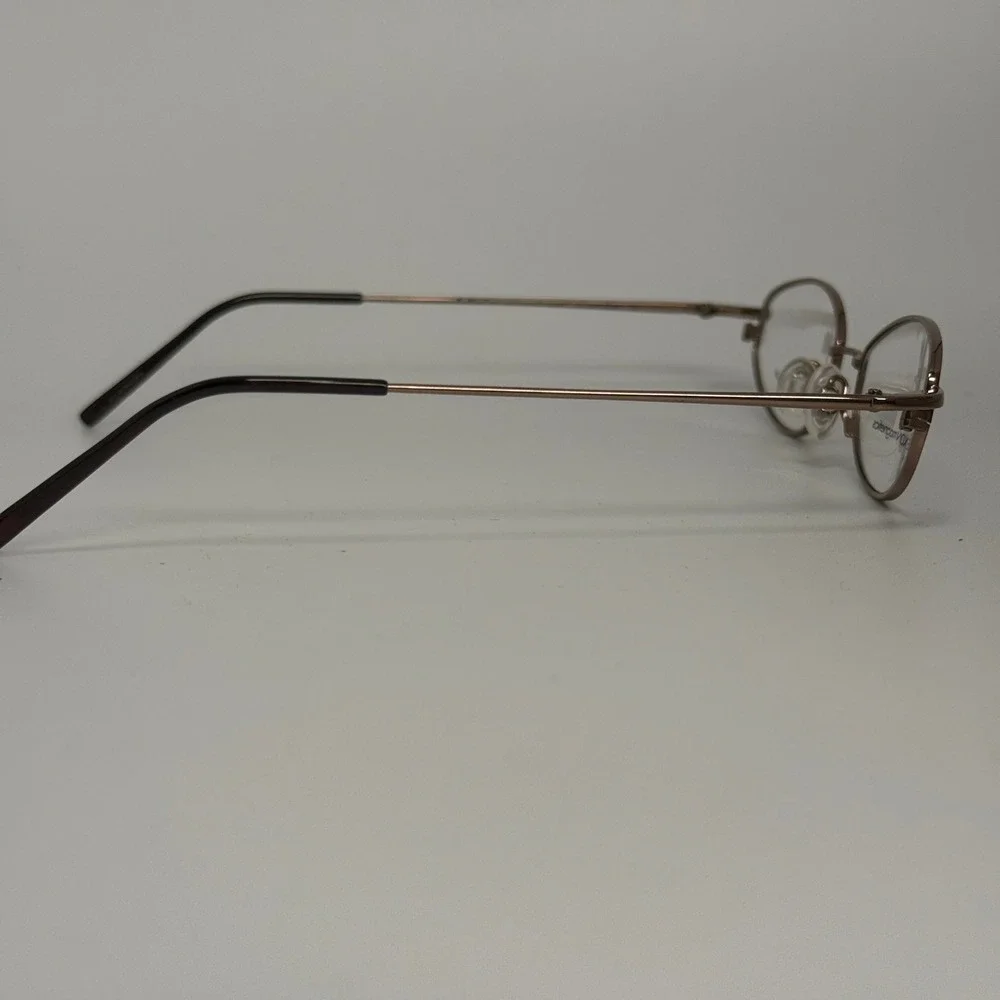 Marchon Flexon Magnetics 813 MAG Chestnut Eyeglasses Frames 46-18-135 Oval Brown